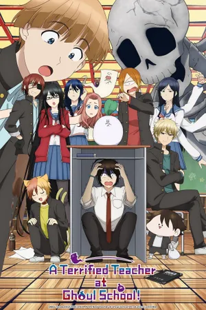 A Terrified Teacher at Ghoul School! Poster
